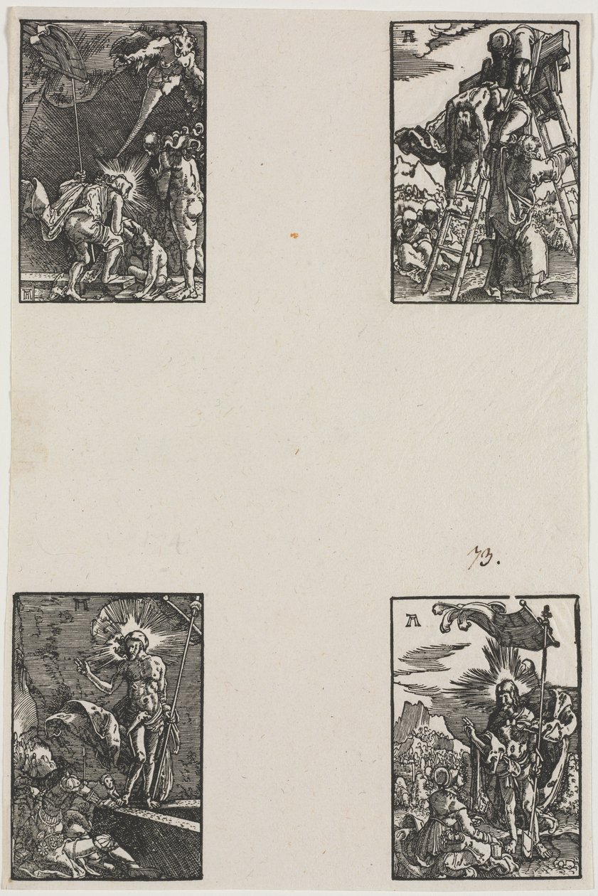 Menneskets fald og forløsning, ca. 1515. af Albrecht Altdorfer