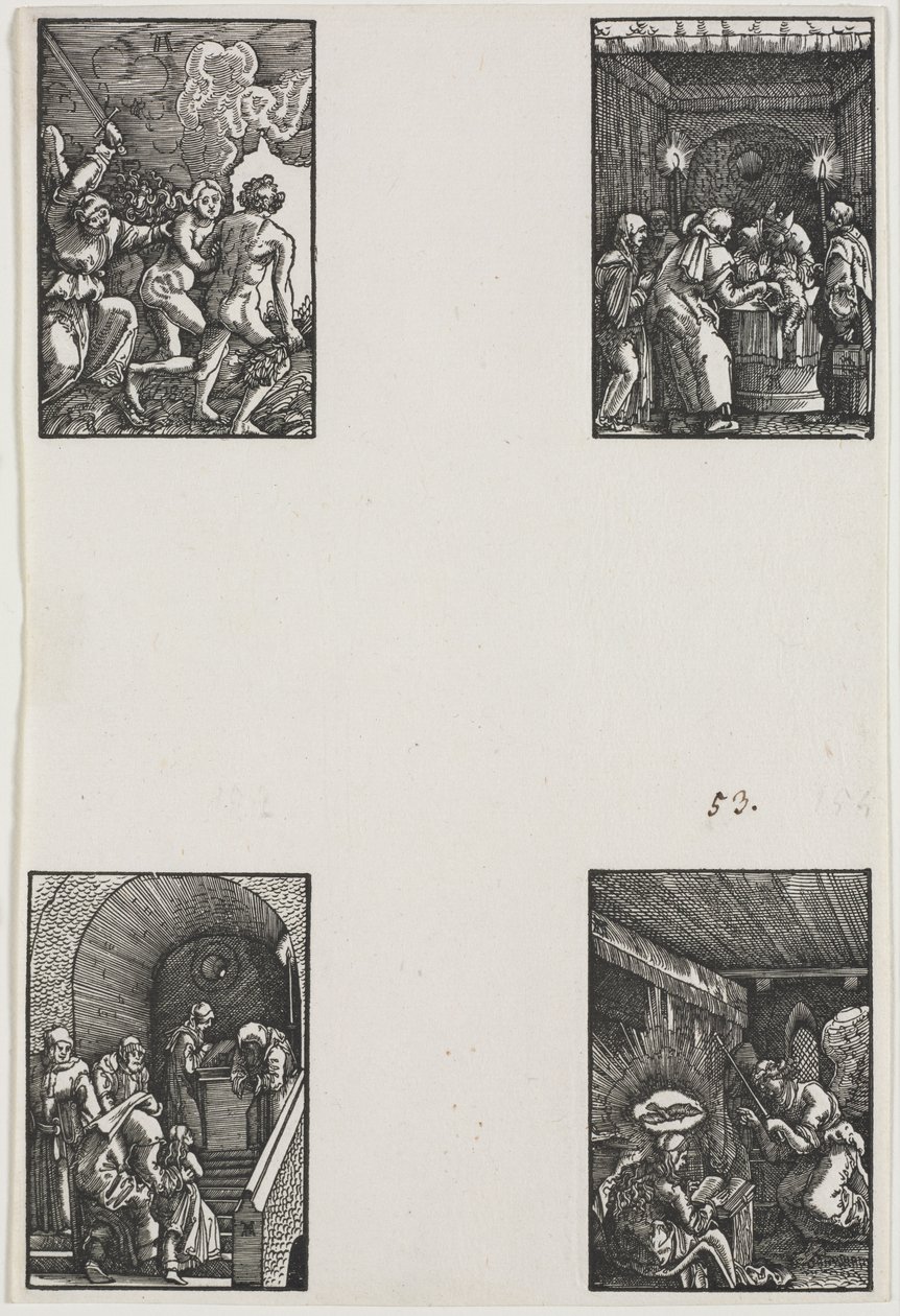 Menneskets fald og forløsning, ca. 1515. af Albrecht Altdorfer