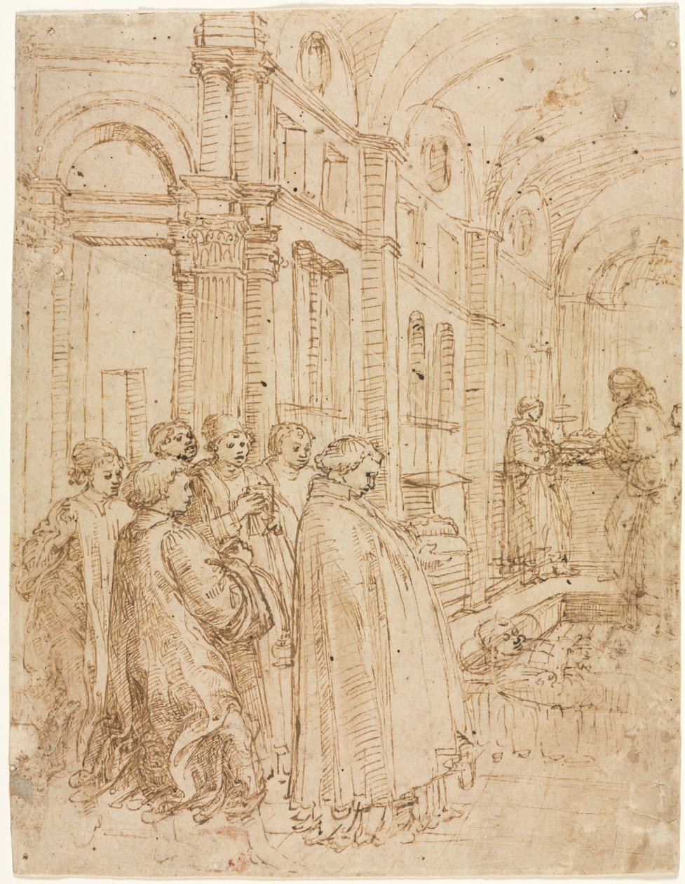Sankt Stefans begravelse af Albrecht Altdorfer