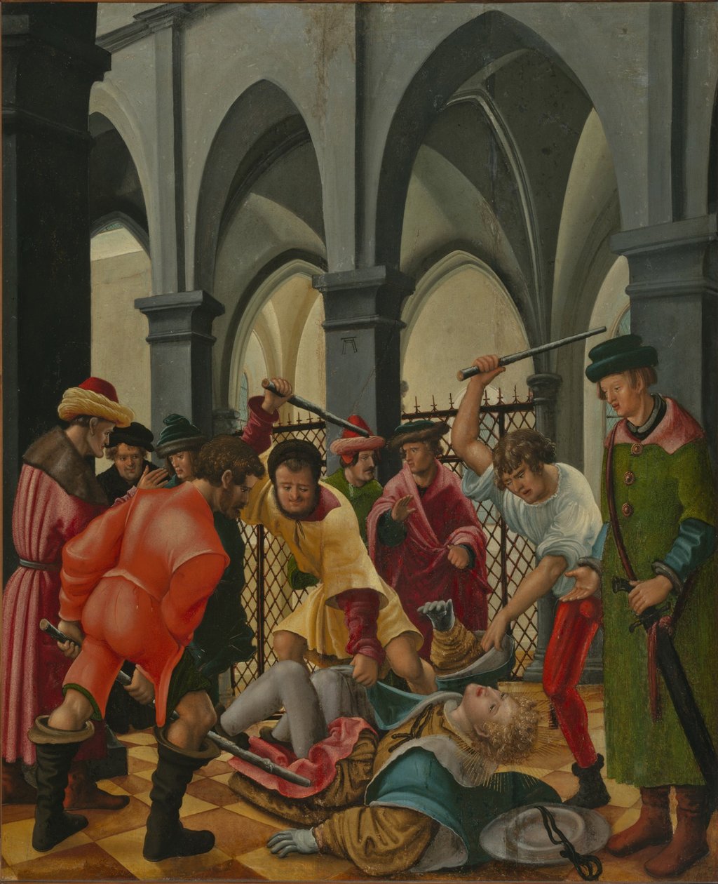 Sankt Florians martyrium, ca 1516-1520. af Albrecht Altdorfer