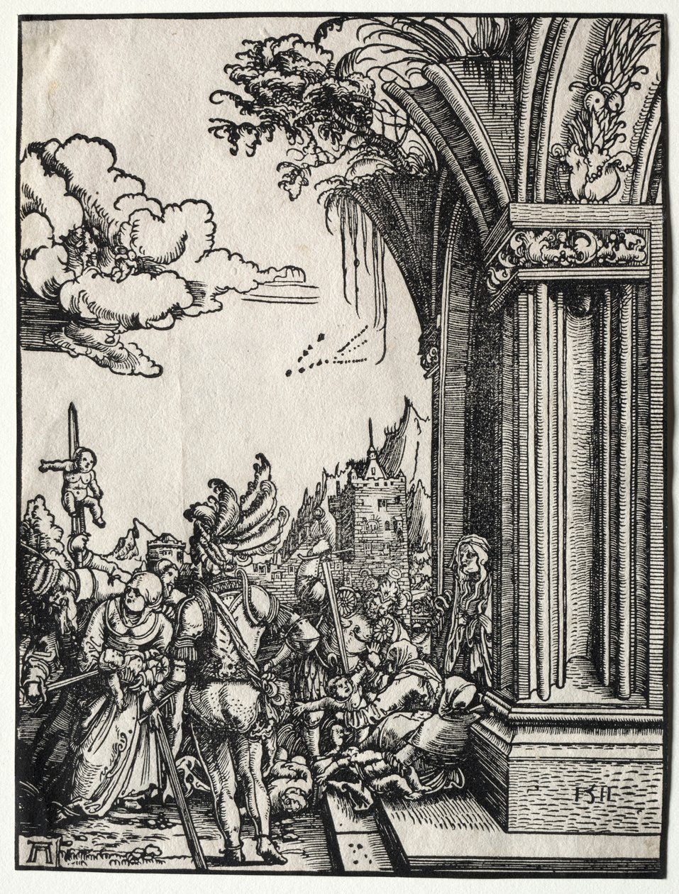 Massakren på de uskyldige, 1511. af Albrecht Altdorfer