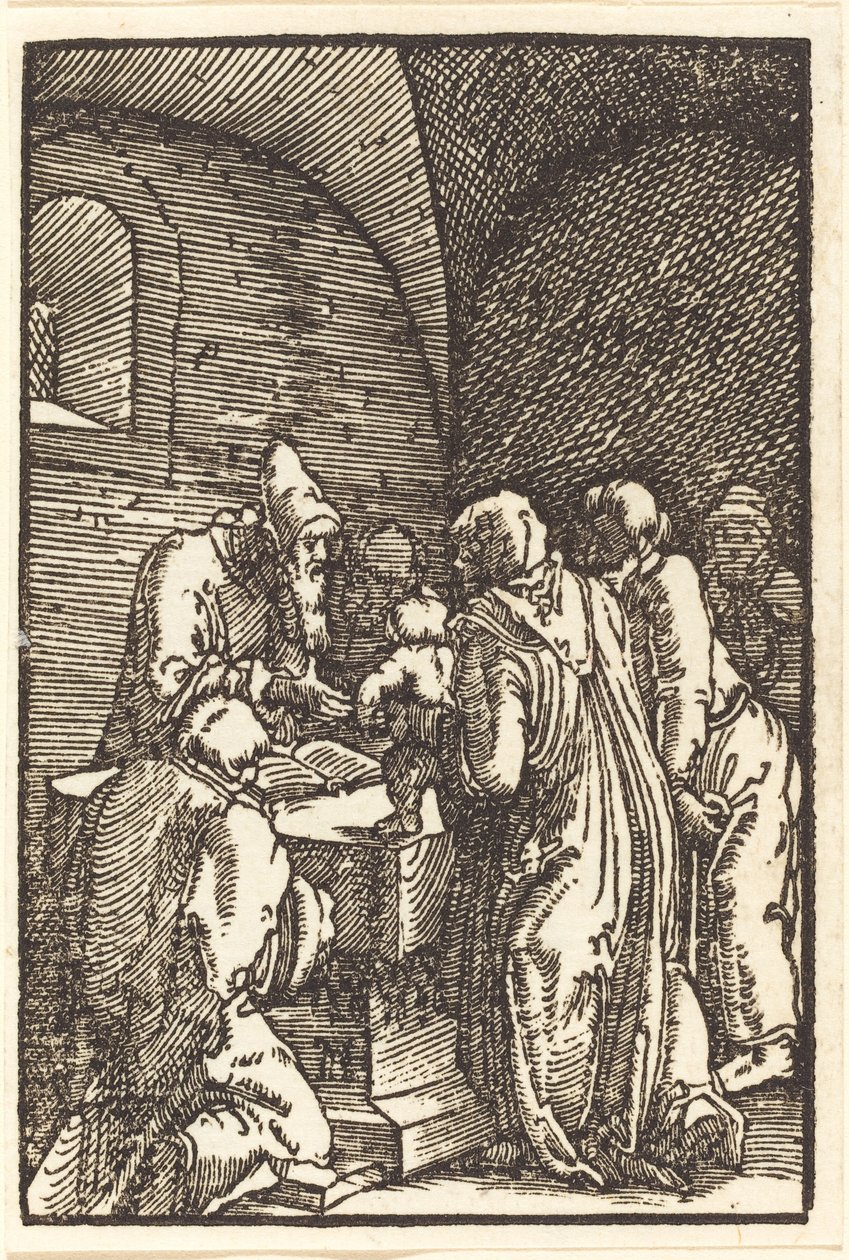 Præsentationen af Kristus i templet af Albrecht Altdorfer