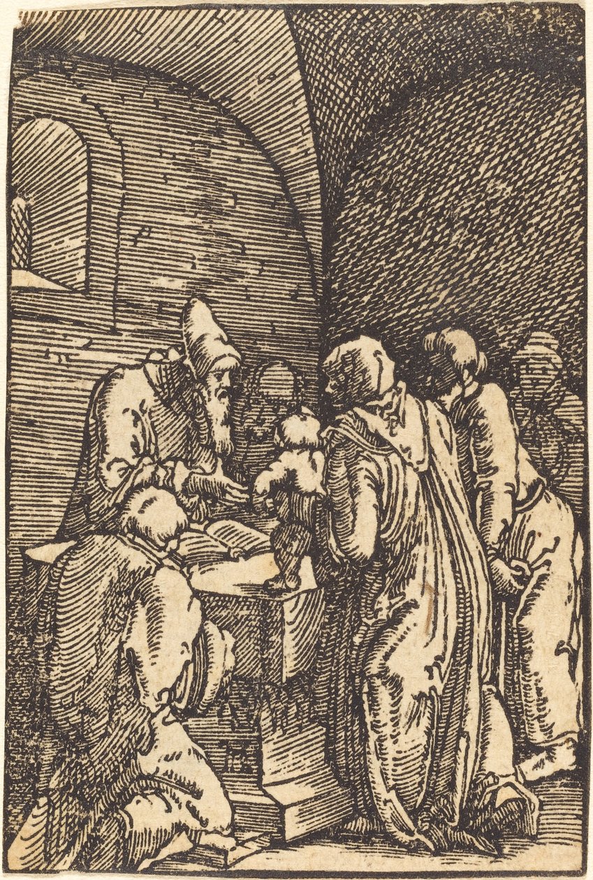 Præsentationen af Kristus i templet af Albrecht Altdorfer