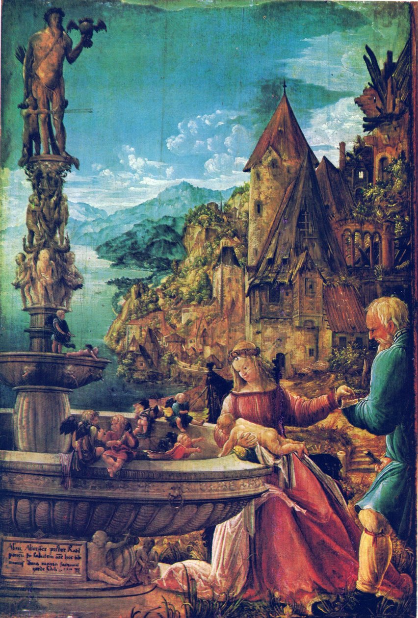 Resten om Flugten til Egypten af Albrecht Altdorfer