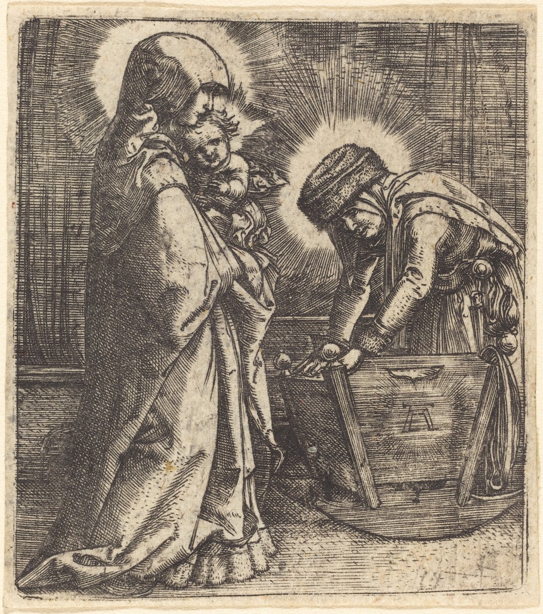 Jomfruen og Barnet og Sankt Anne af Albrecht Altdorfer