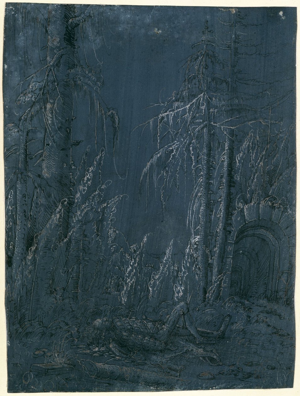 Død Pyramus af Albrecht Altdorfer