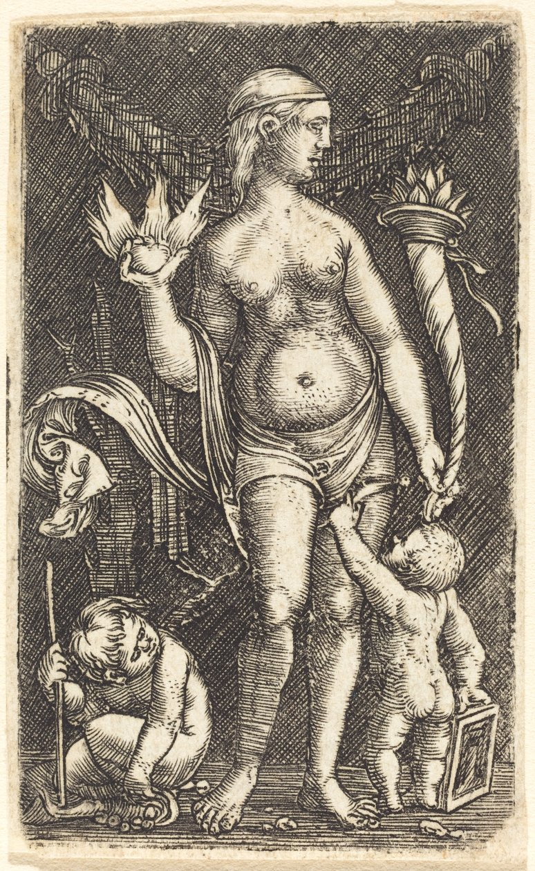 Venus og Amorer af Albrecht Altdorfer
