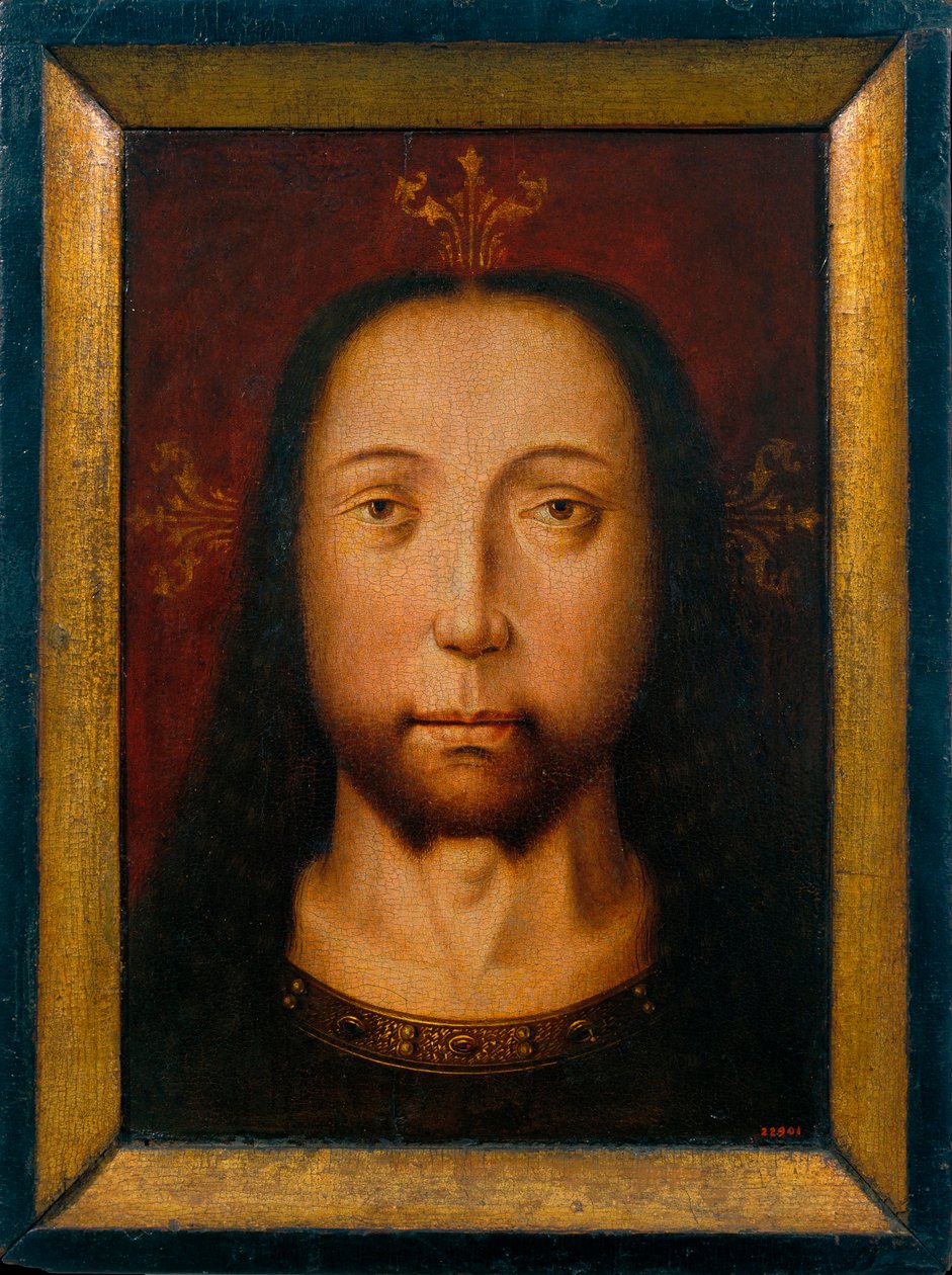 La sainte face - Det hellige ansigt - Maleri af Circle of Bouts, Aelbrecht (Albrecht, c1455-1549), Olie på træ c1500 (37,4x28,2cm) - Museu Nacional d
