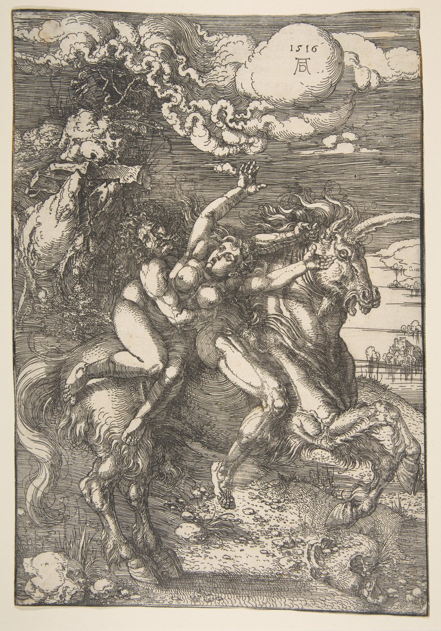 Bortførelsen af Proserpine af Albrecht Dürer