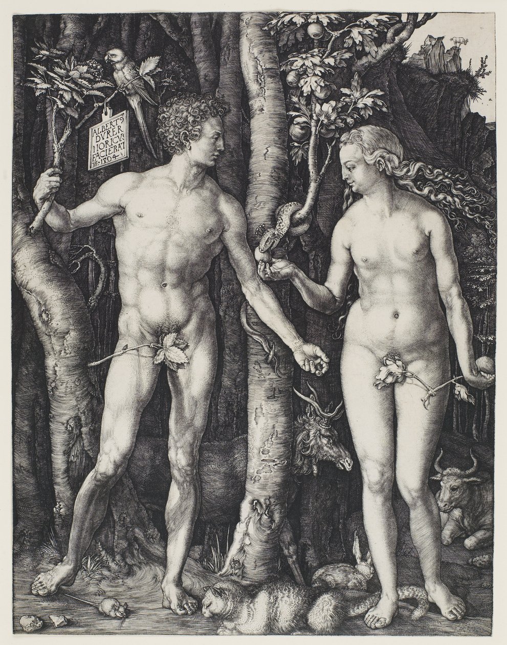Adam og Eva af Albrecht Dürer