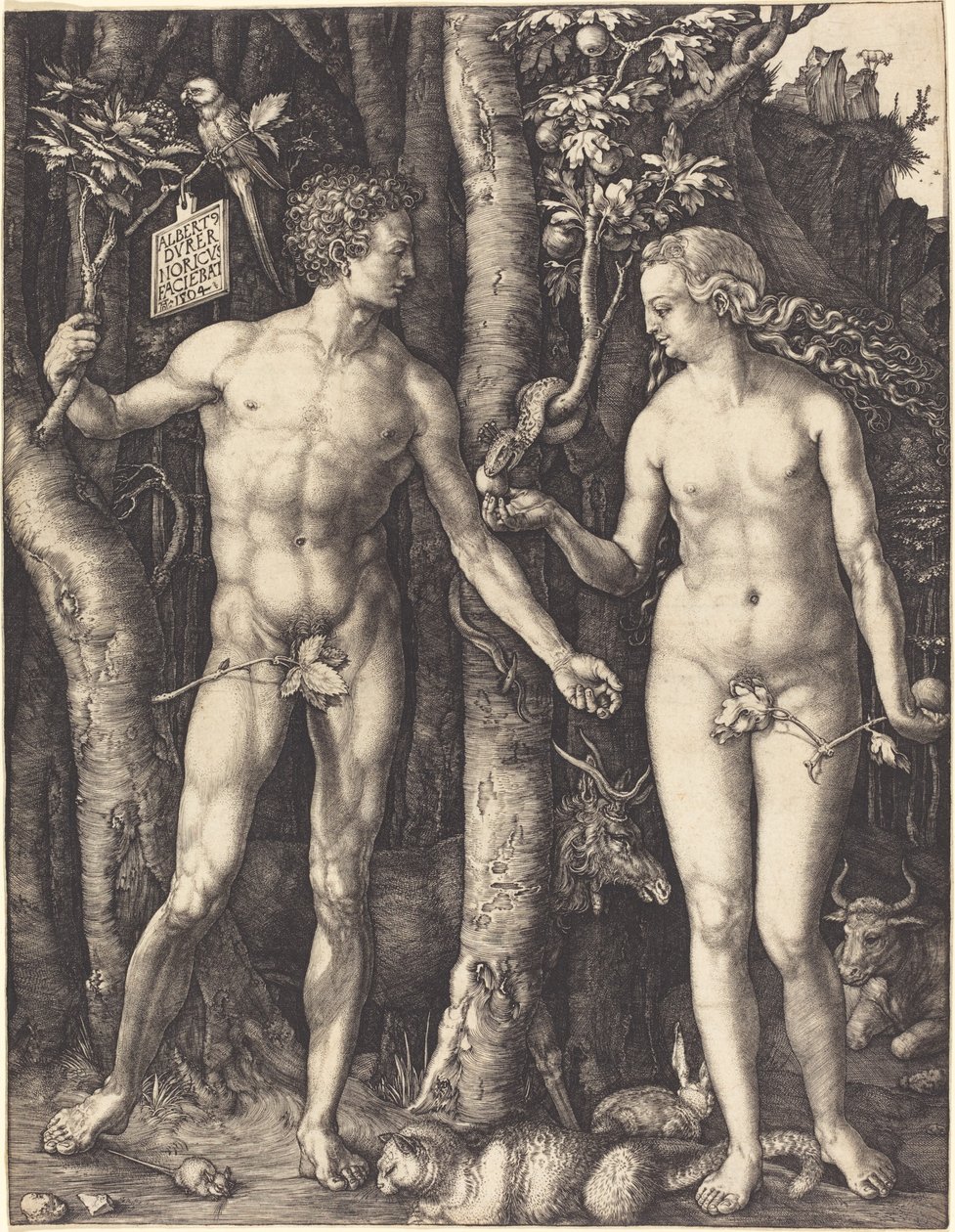Adam og Eva af Albrecht Dürer