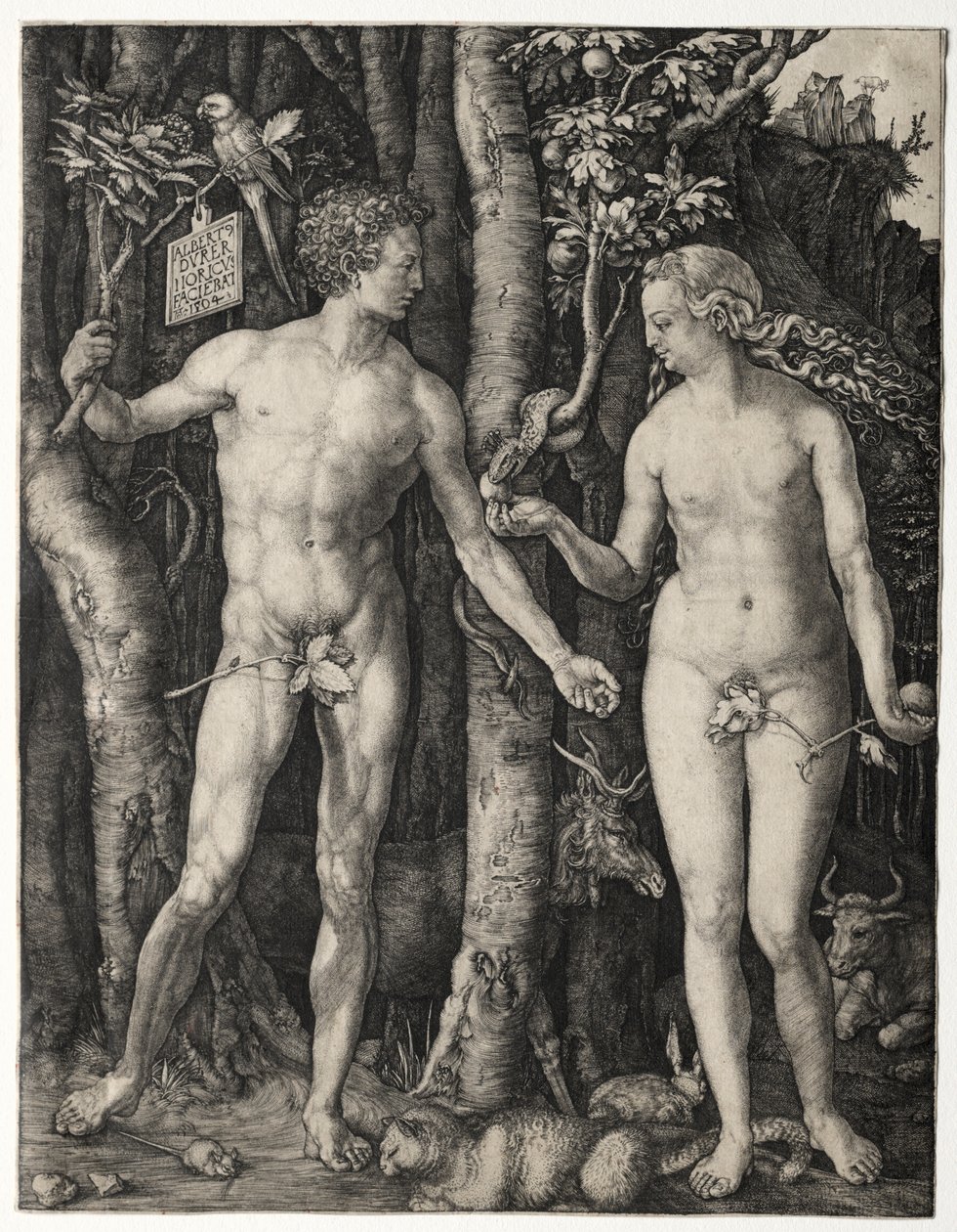 Adam og Eva af Albrecht Dürer