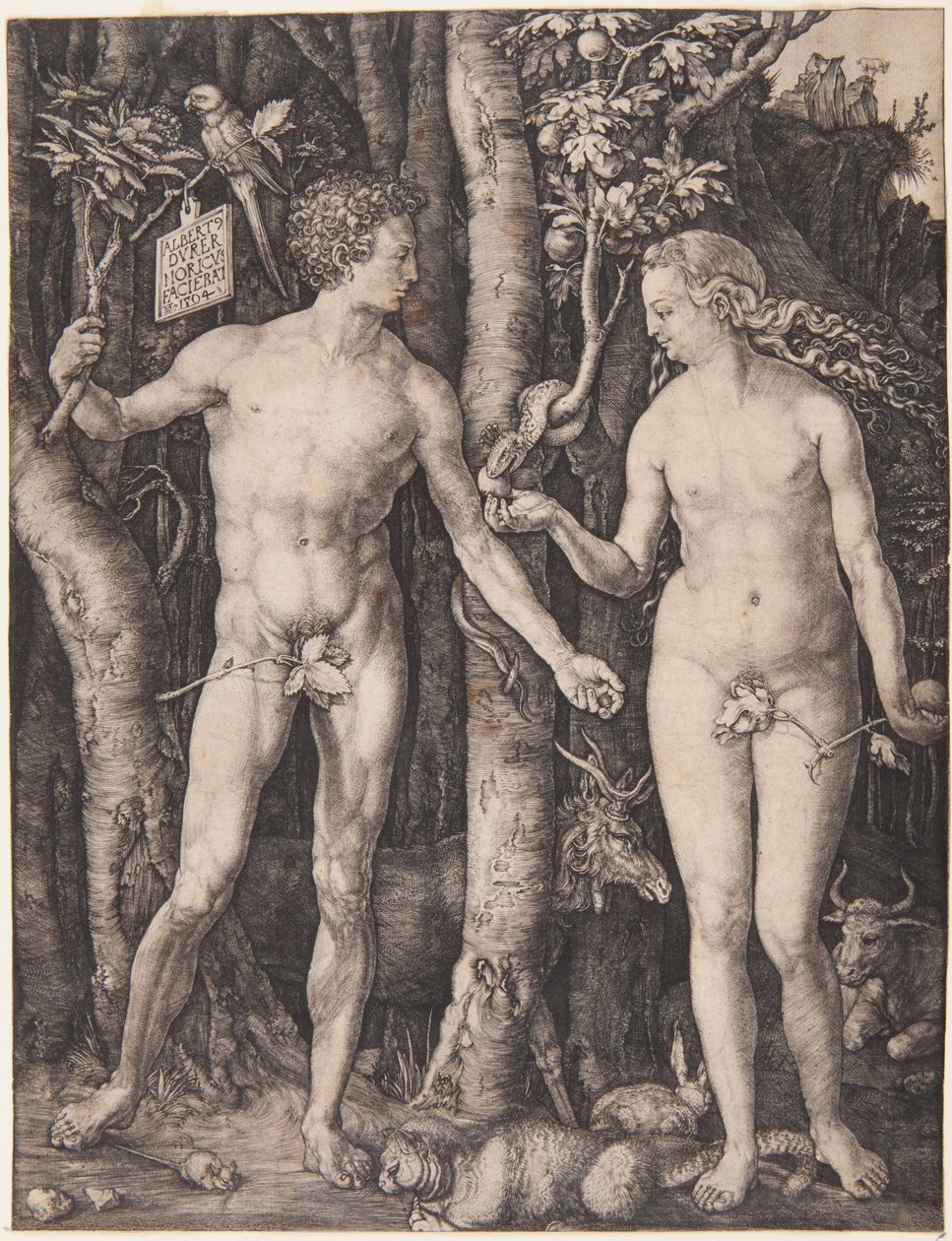 Adam og Eva af Albrecht Dürer