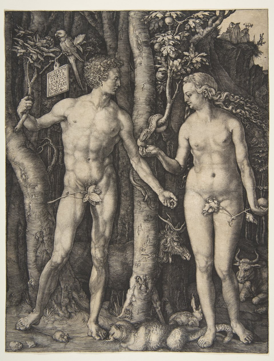 Adam og Eva af Albrecht Dürer