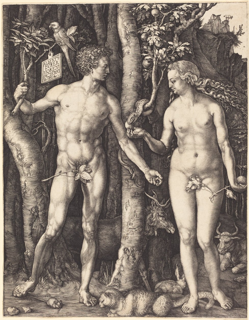 Adam og Eva af Albrecht Dürer