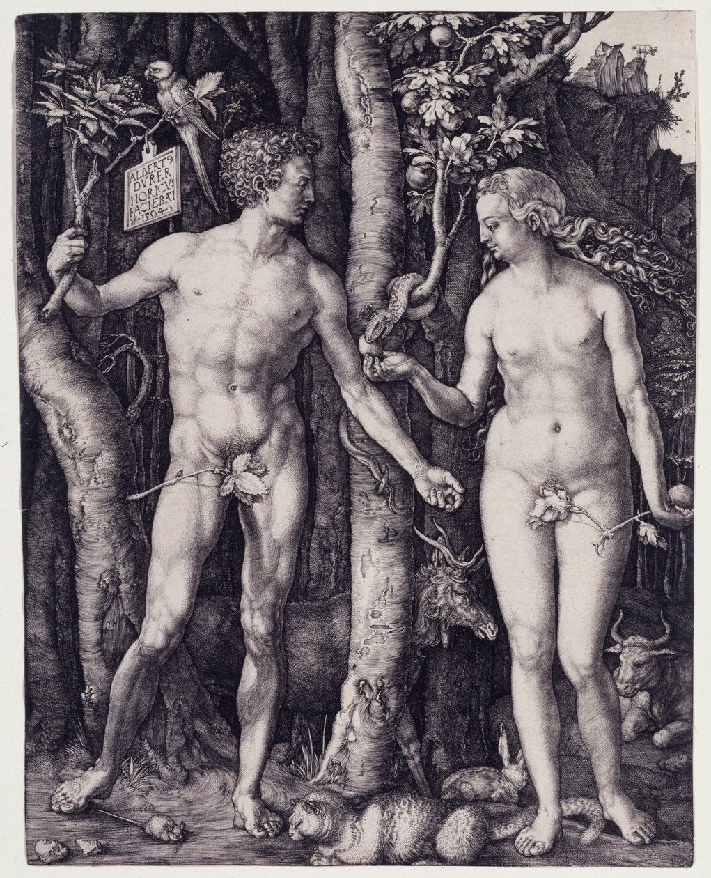 Adam og Eva af Albrecht Dürer