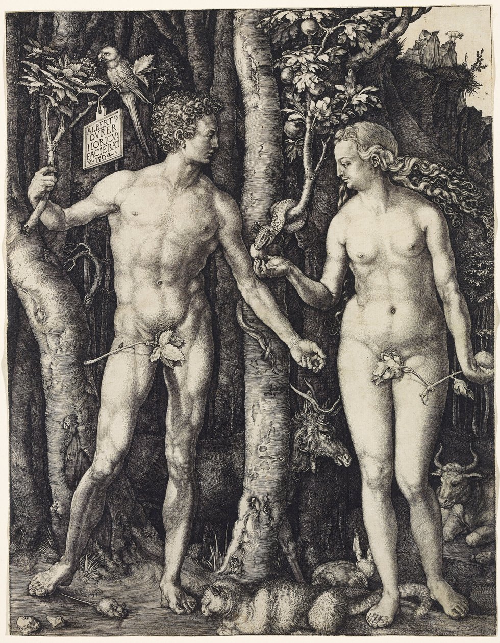 Adam og Eva af Albrecht Dürer
