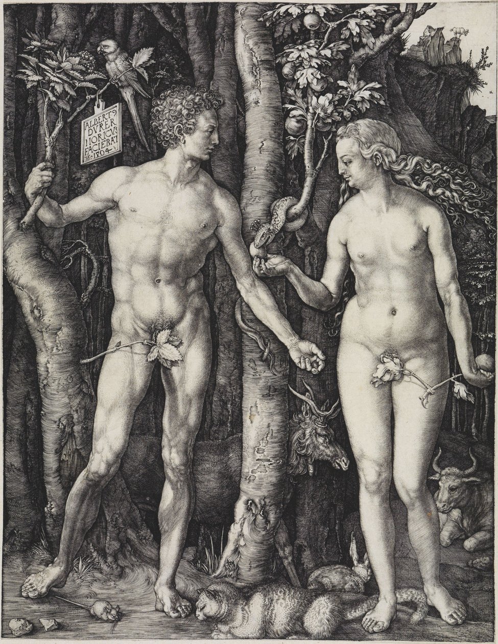 Adam og Eva af Albrecht Dürer