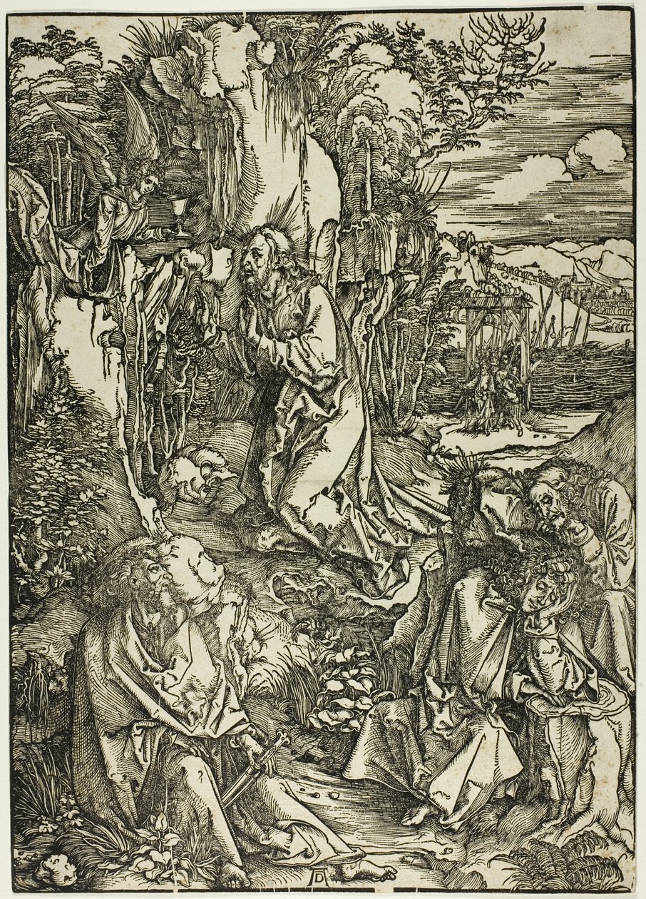 Agony in the Garden, fra The Large Passion af Albrecht Dürer