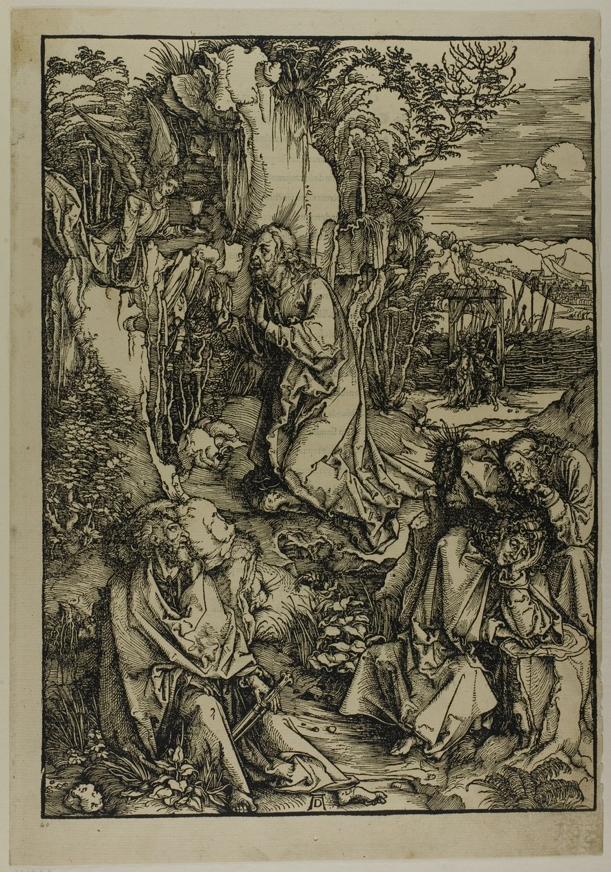 Agony in the Garden, fra The Large Passion af Albrecht Dürer