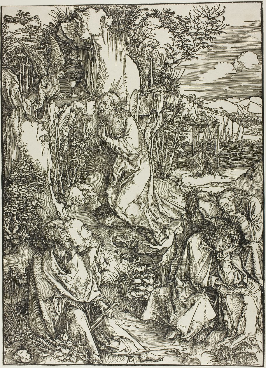 Agony in the Garden, fra The Large Passion af Albrecht Dürer