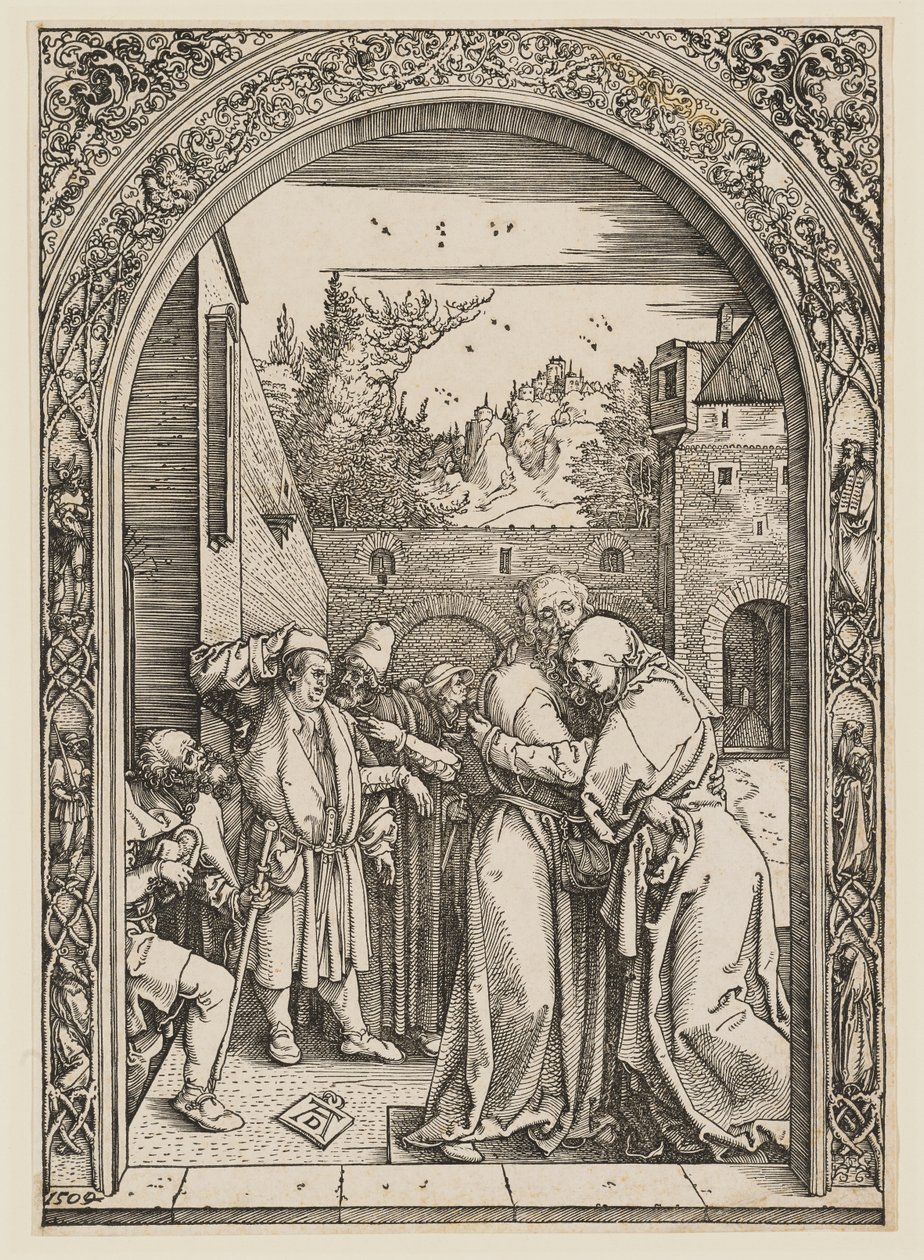 Anna og Joakim under Den Gyldne Port af Albrecht Dürer