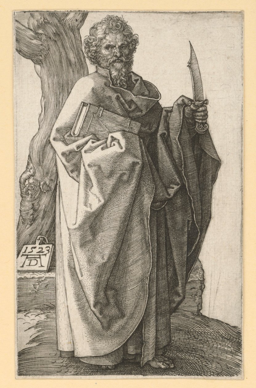 Apostlen Bartholomæus af Albrecht Dürer