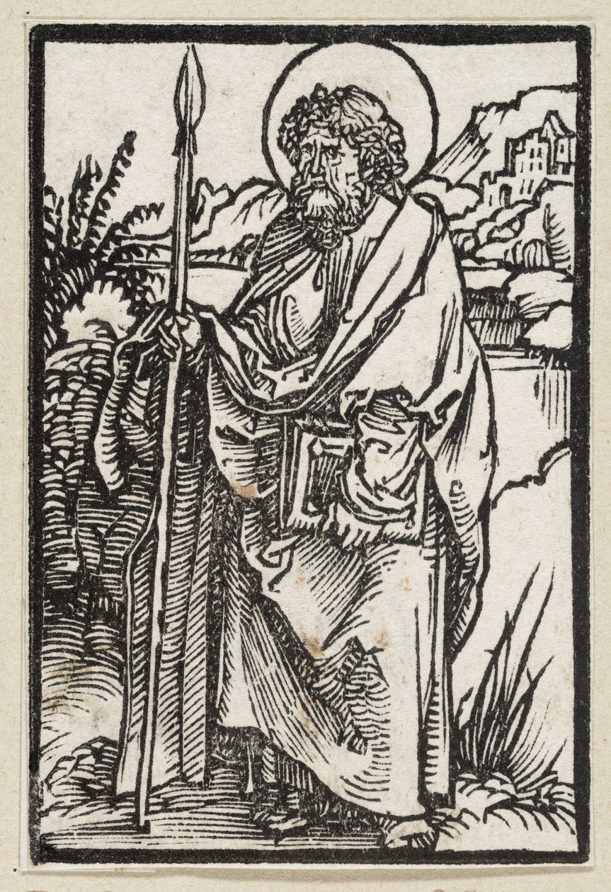 Apostlen Thomas (63 religiøse scener) af Albrecht Dürer