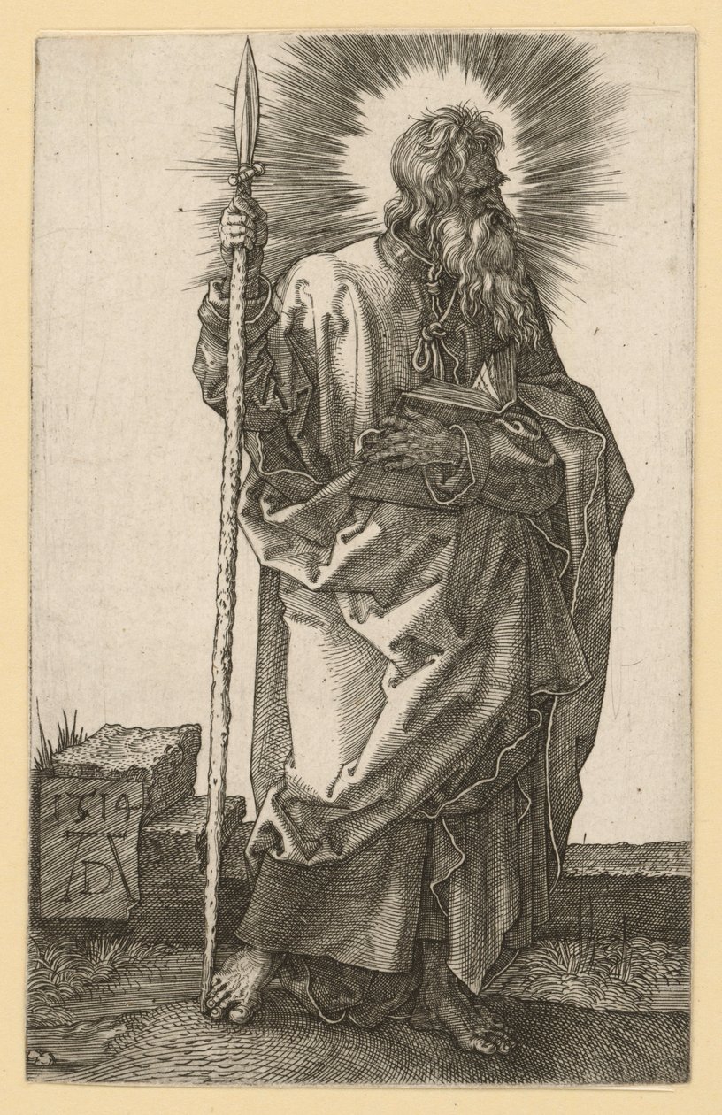 Apostlen Thomas af Albrecht Dürer