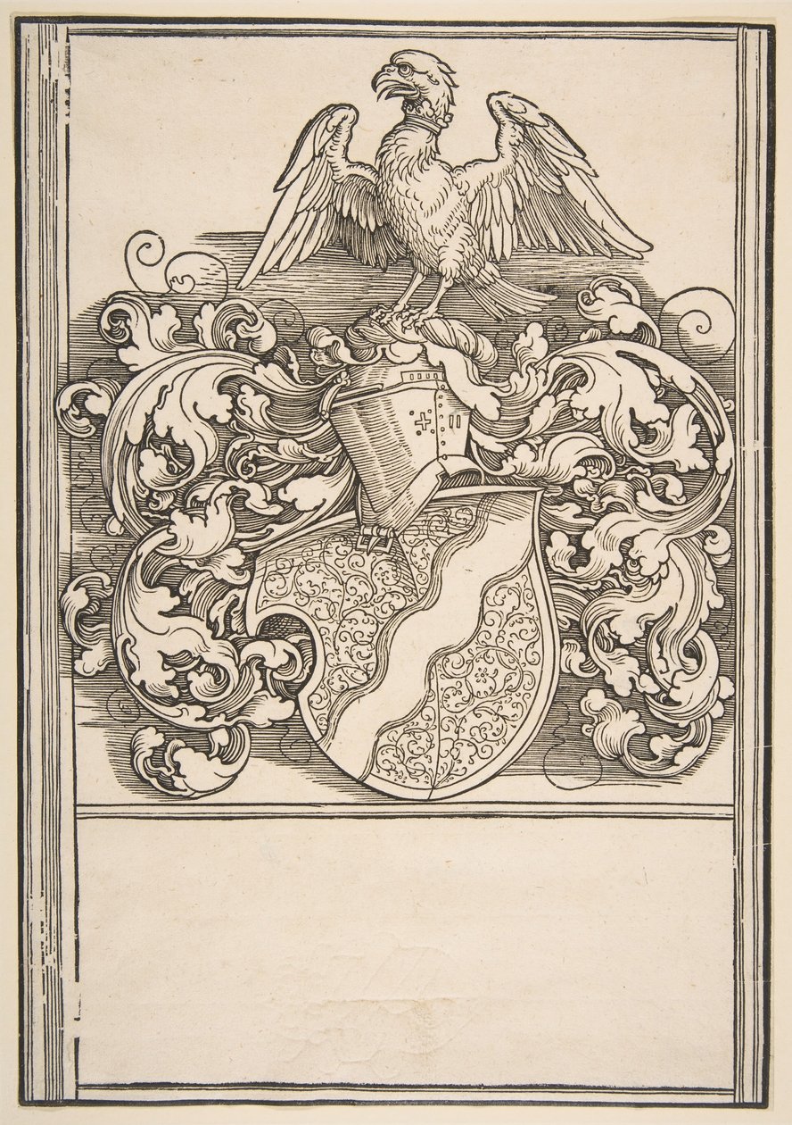 Arms of Michel Beheim.n.d. af Albrecht Dürer