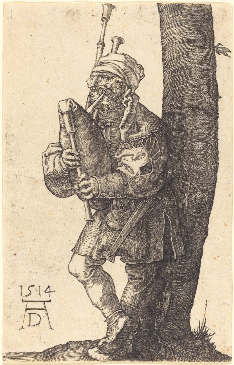 Sækkepibe af Albrecht Dürer