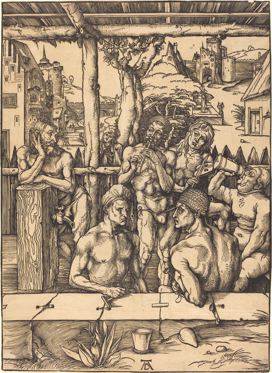 Badehus af Albrecht Dürer