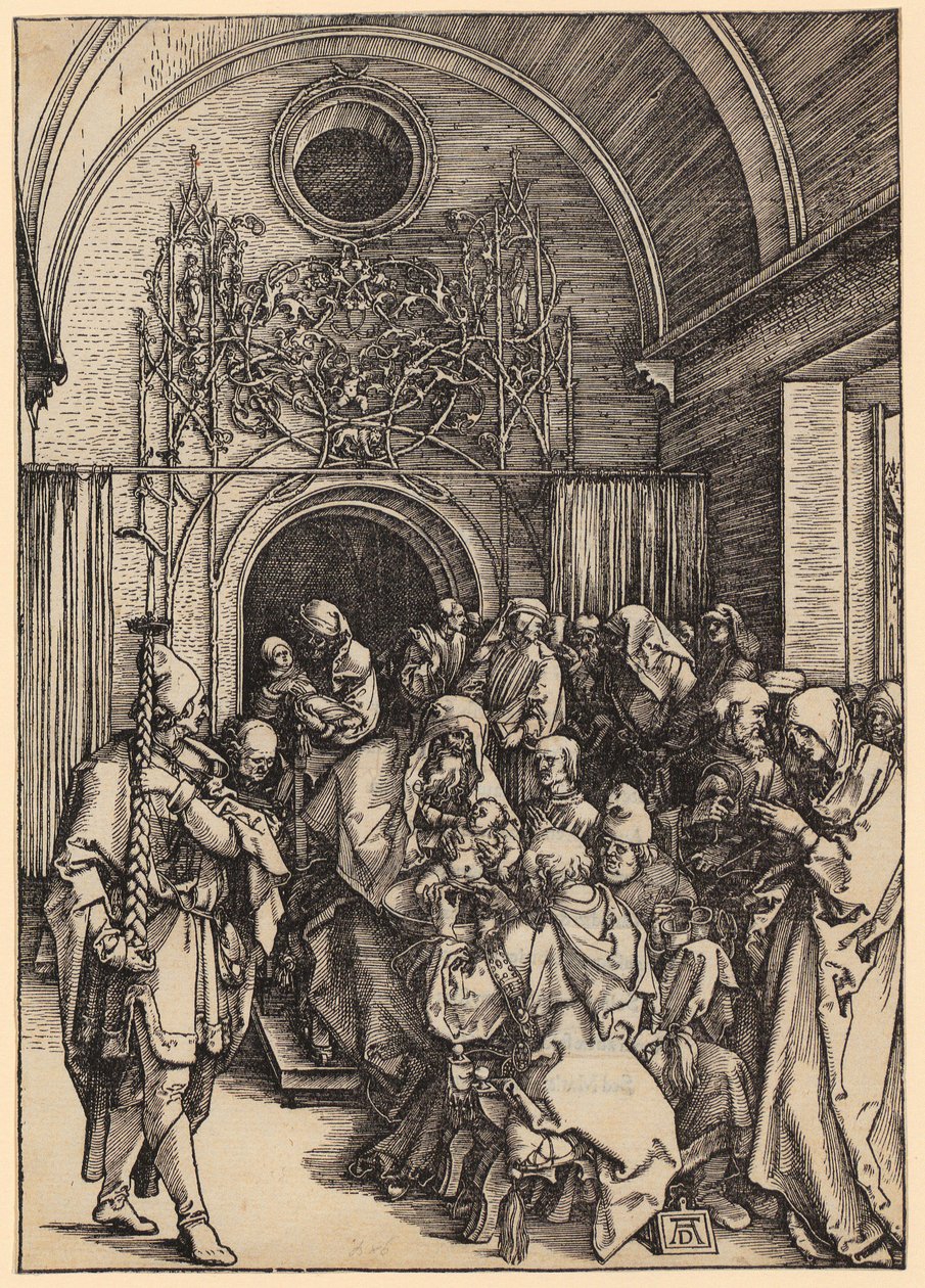 Kristi omskæring, blad 11 i serien »Mariens liv« af Albrecht Dürer