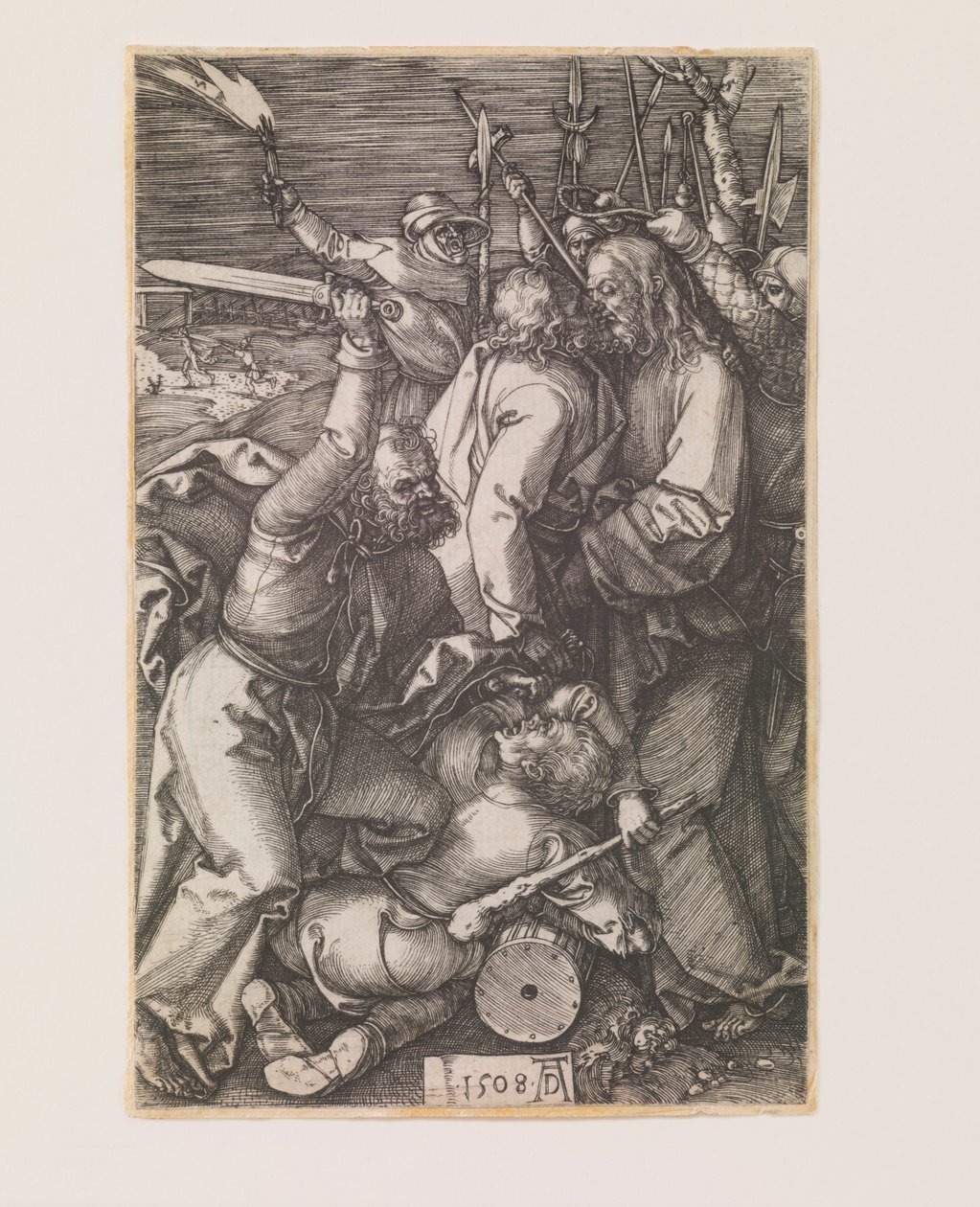 Forræderi mod Kristus, fra serien "The Engraved Passion" af Albrecht Dürer