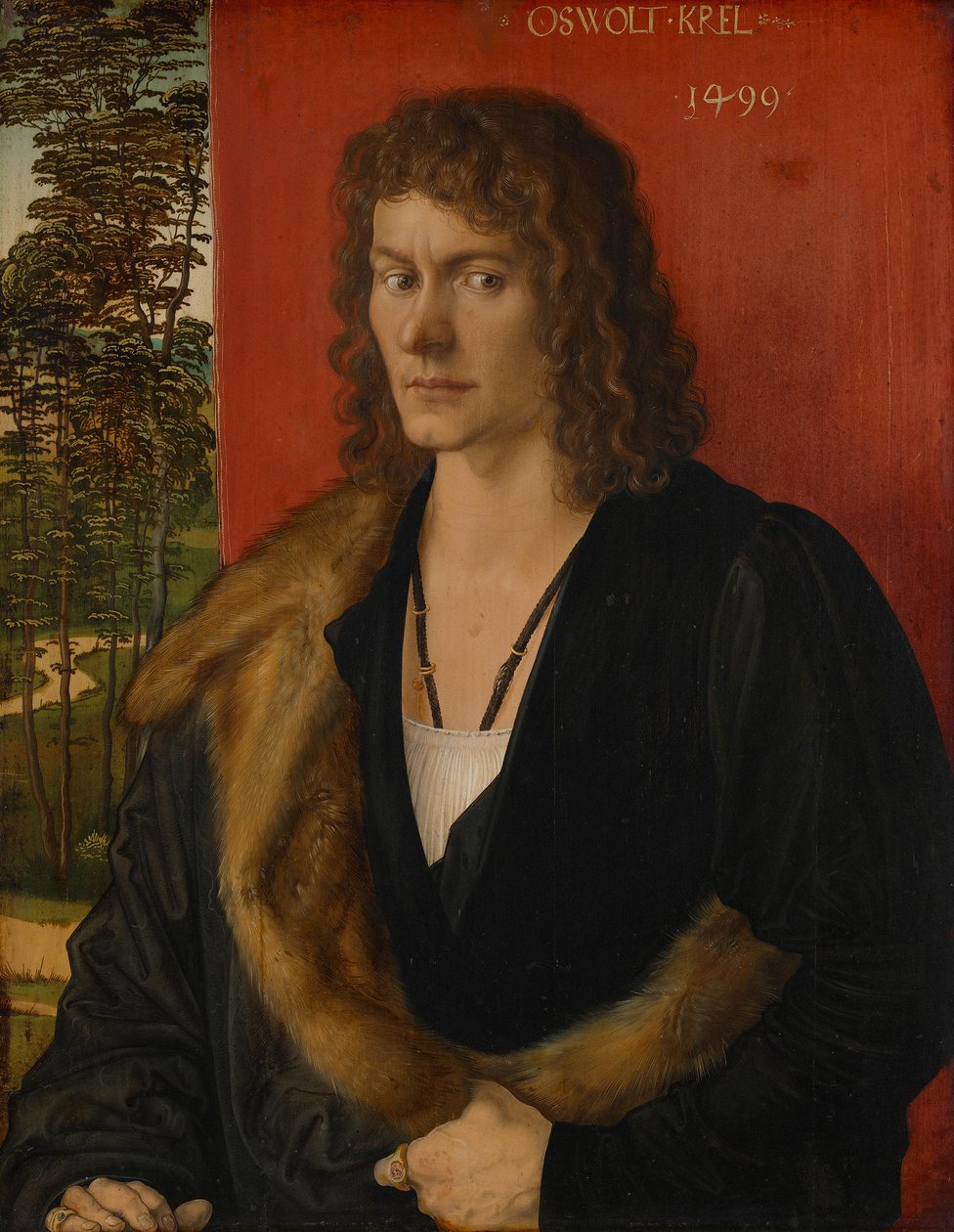 Tryptyk af Oswolt Krel, midterdel: Oswolt Krel af Albrecht Dürer