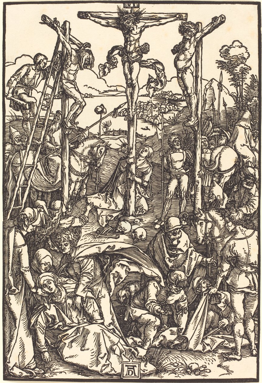 Golgata med de tre kors af Albrecht Dürer