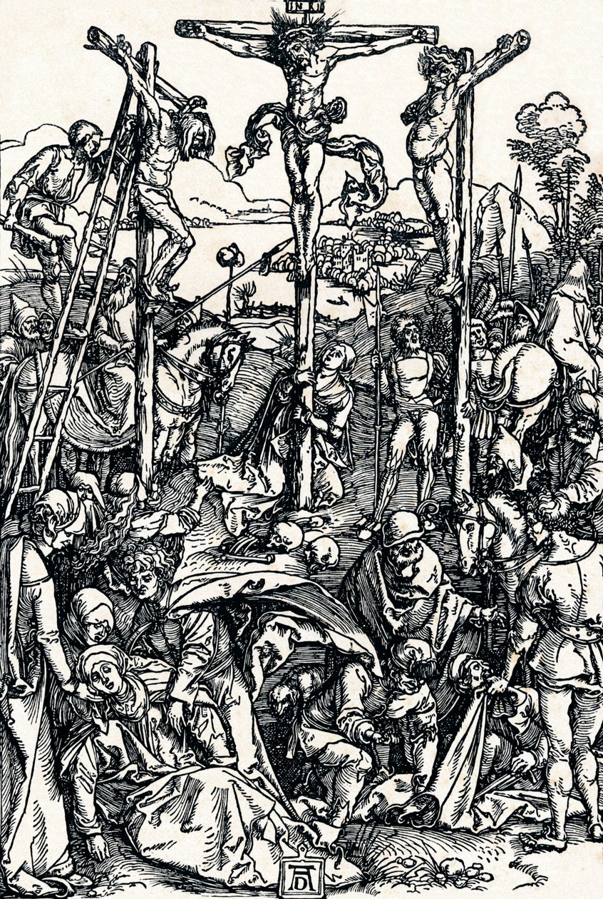 Golgata med de tre kors, 1504 1906 af Albrecht Dürer