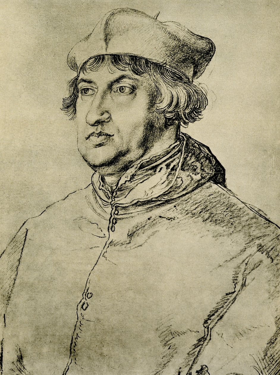 Kardinal Albrecht af Brandenburg af Albrecht Dürer