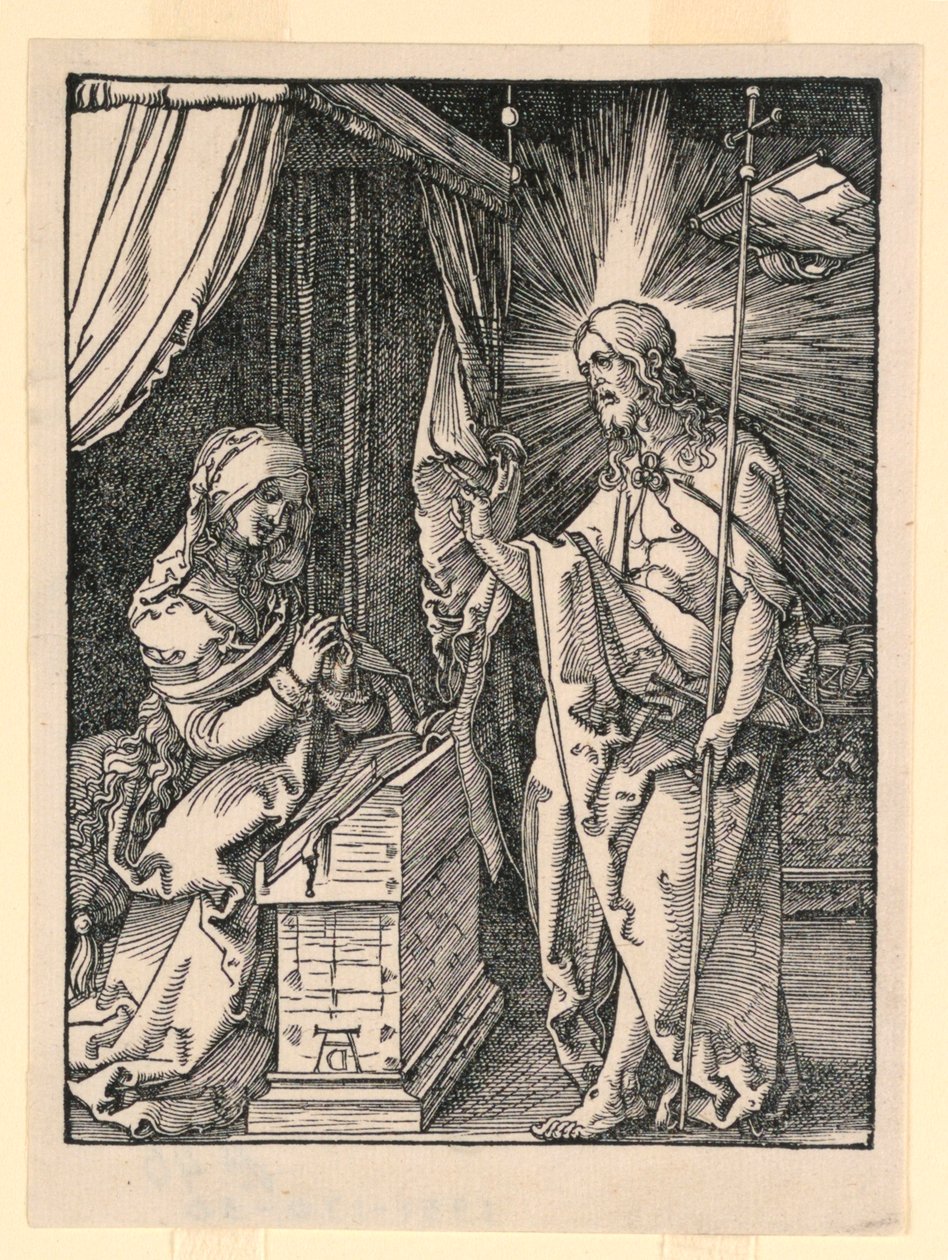 Kristus viser sig for sin mor af Albrecht Dürer