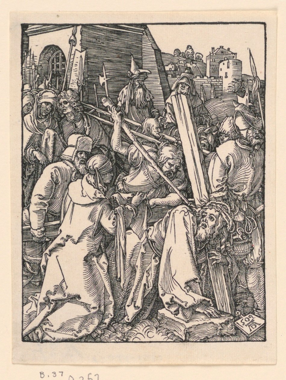 Kristus bærer korset, fra The Little Passion Series af Albrecht Dürer