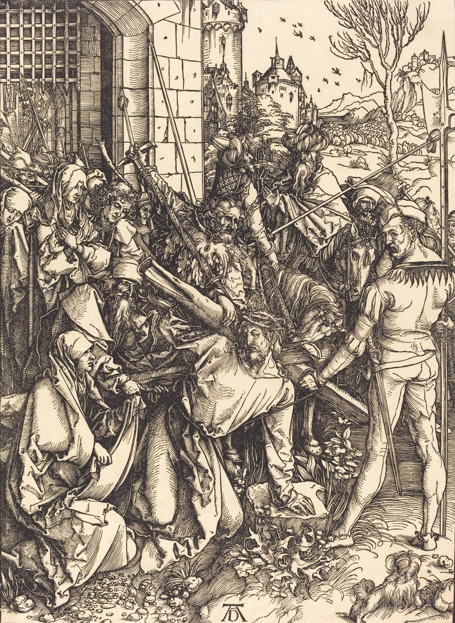 Kristus bærer korset, ca. 14981499. af Albrecht Dürer