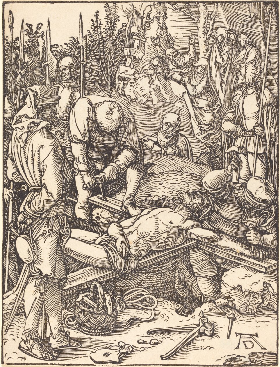 Kristus naglet til korset af Albrecht Dürer