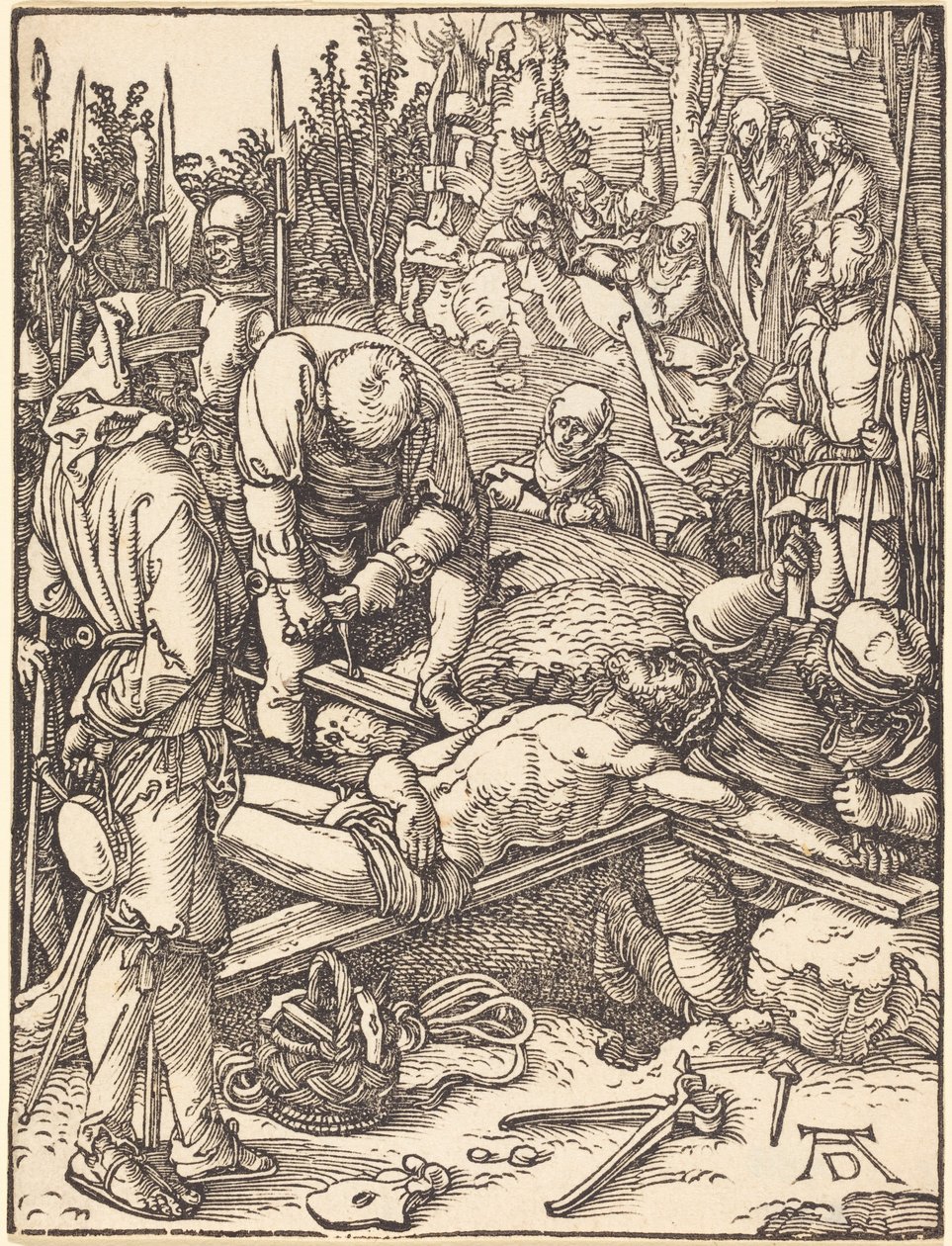 Kristus naglet til korset af Albrecht Dürer