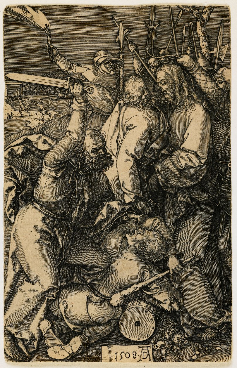 Kristus blev ført bort af jøderne af Albrecht Dürer