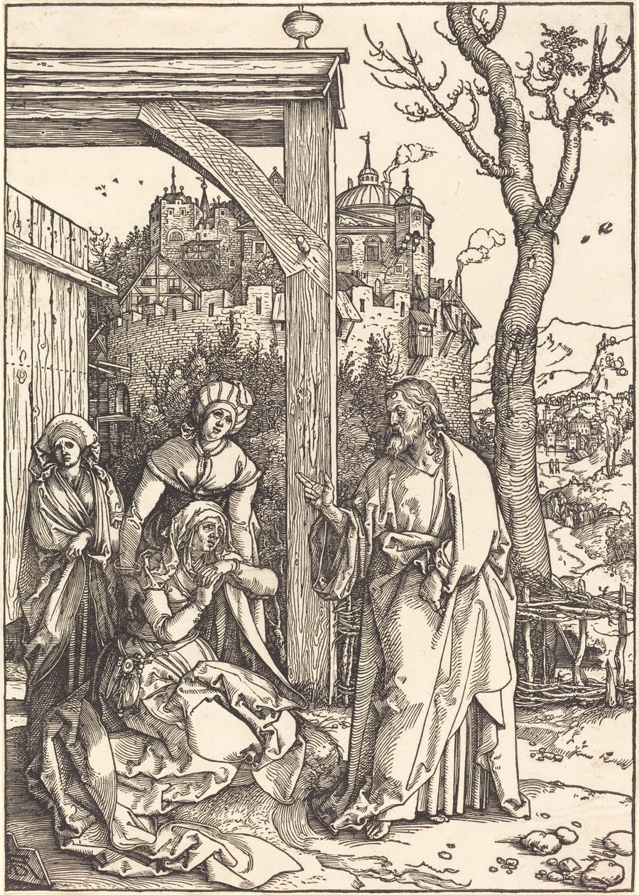 Kristus tager afsked fra sin mor af Albrecht Dürer