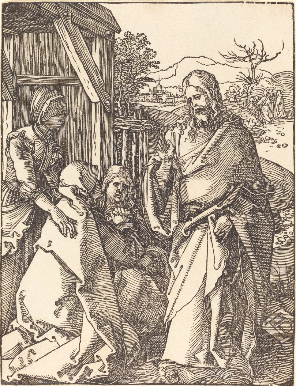 Kristus tager afsked fra sin mor af Albrecht Dürer