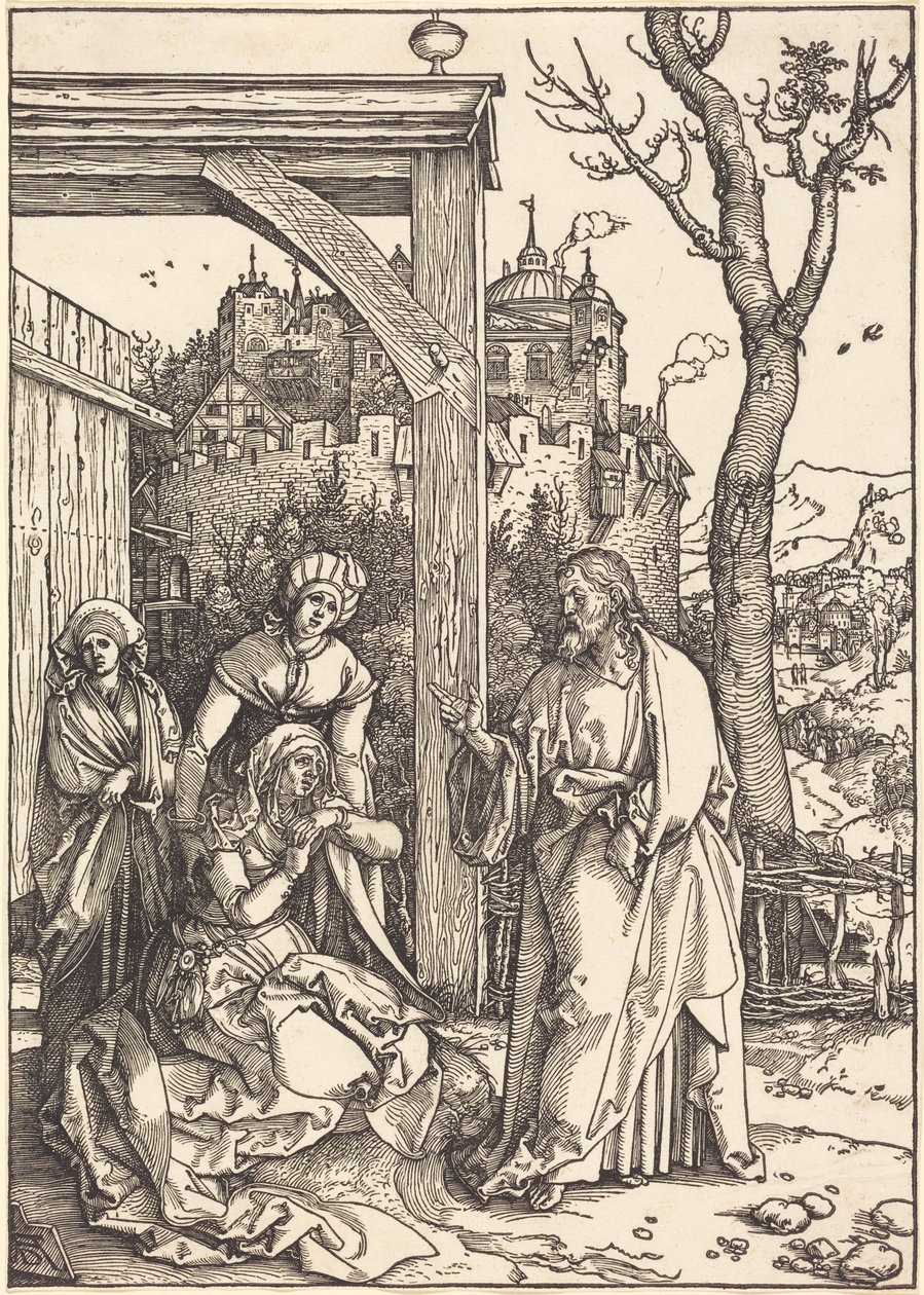Kristus tager afsked med sin mor af Albrecht Dürer