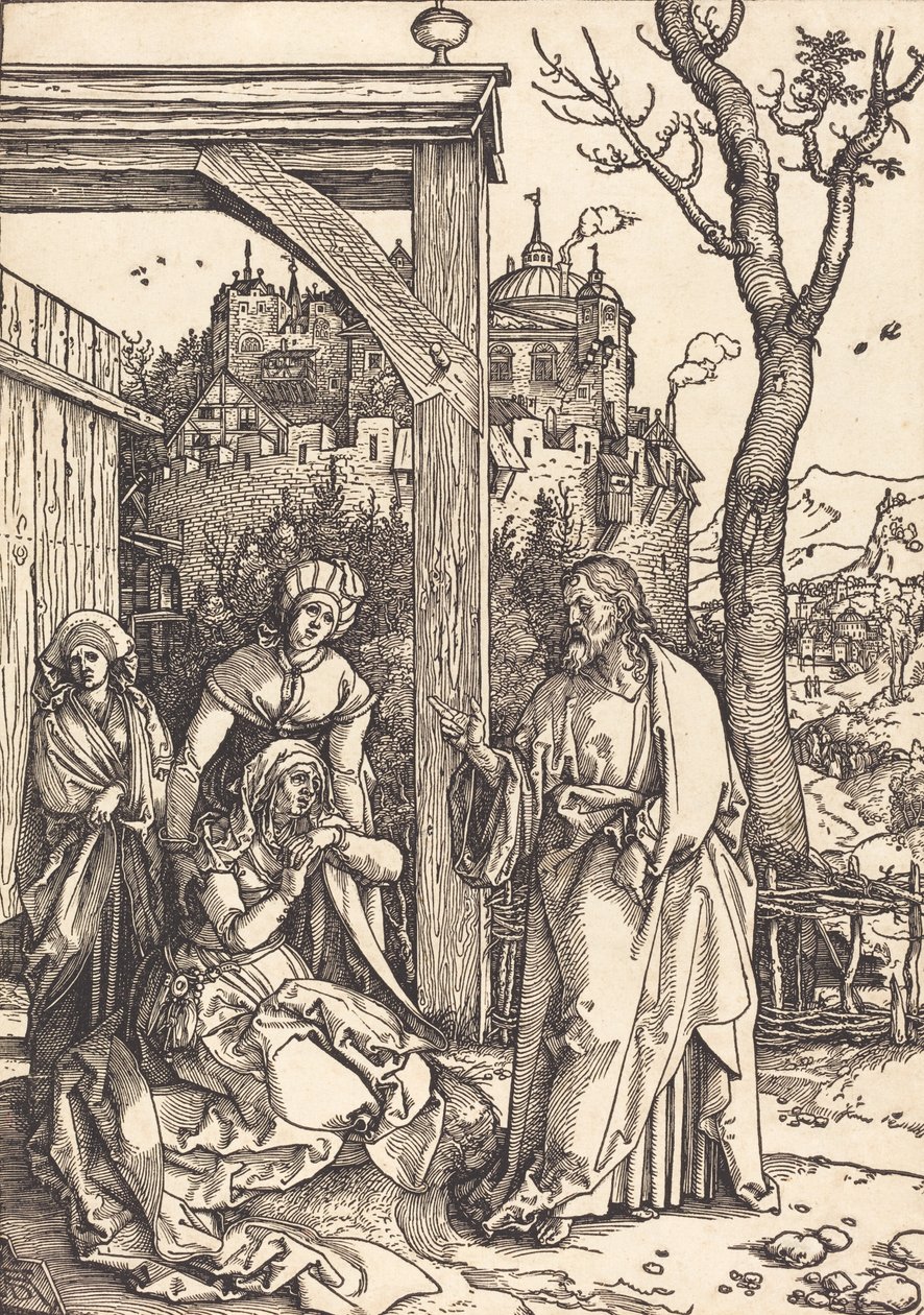Kristus tager afsked fra sin mor, ca. 15041505. af Albrecht Dürer