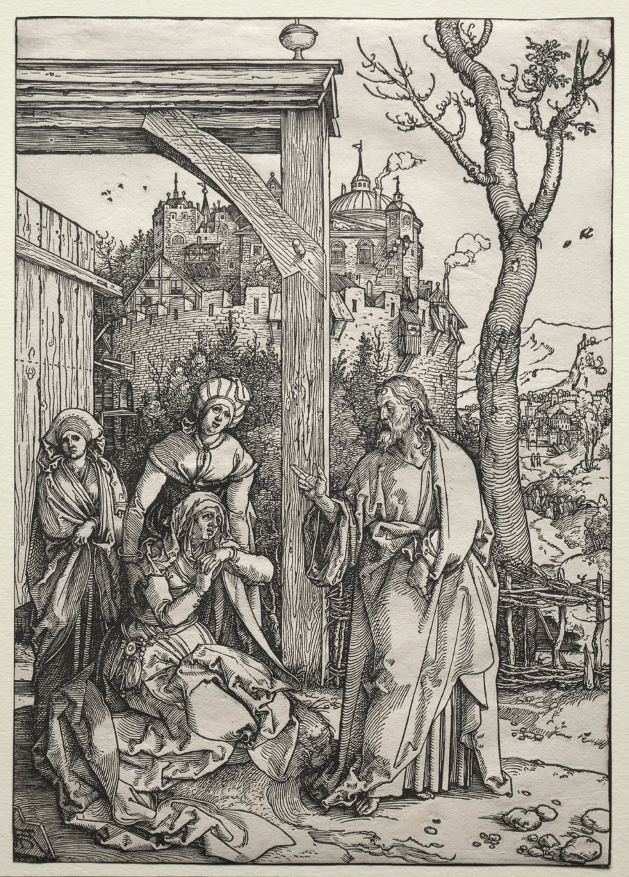 Kristus tager afsked med sin mor, ca. 1504-1505. af Albrecht Dürer