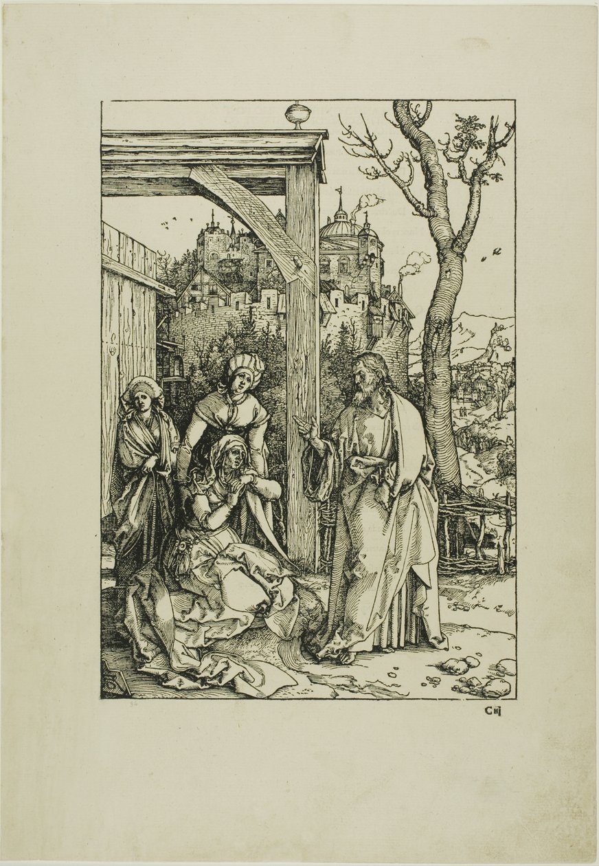 Kristus tager afsked med sin mor, fra Jomfruens liv af Albrecht Dürer